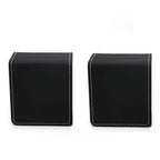 Elegante schwarze Uhrenbox