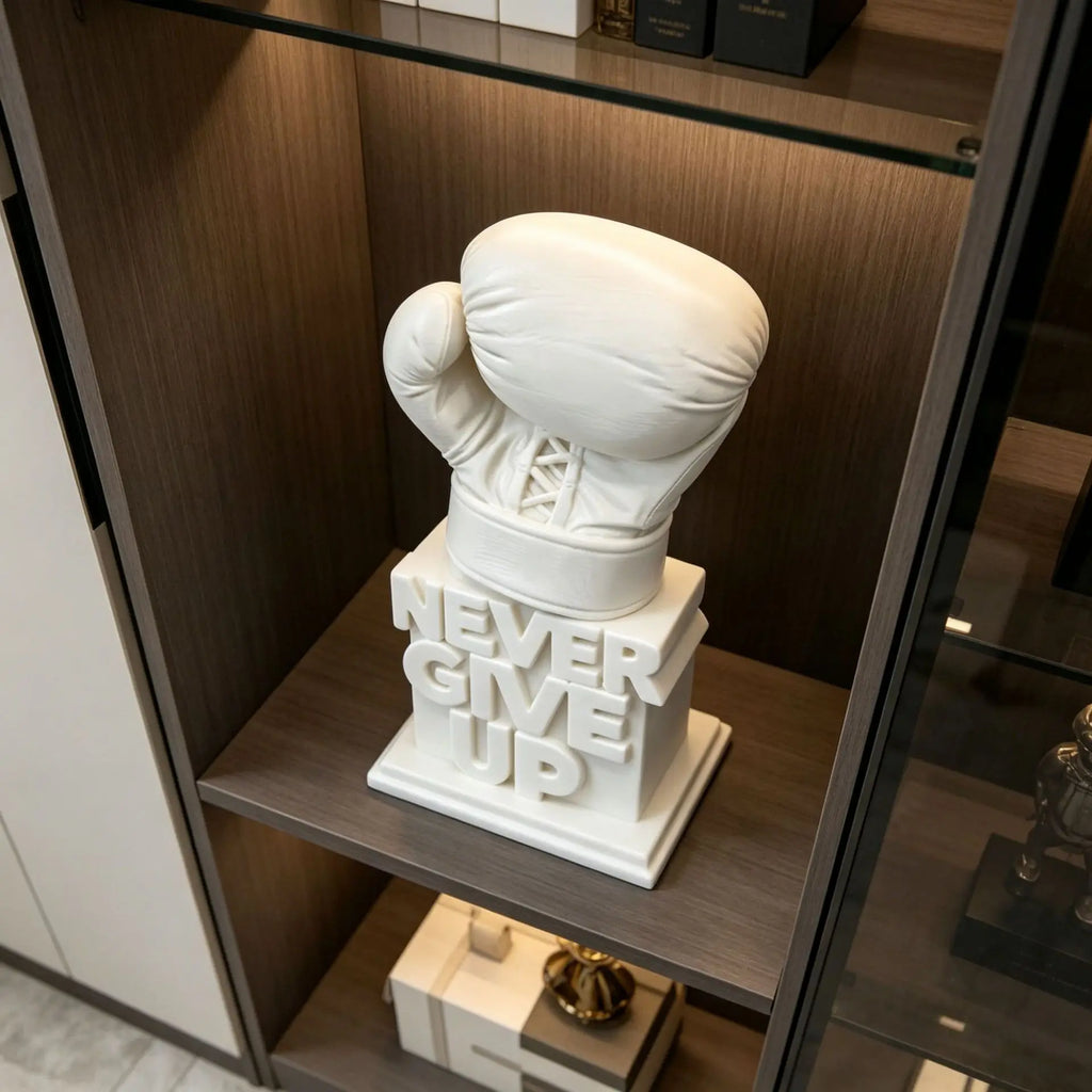 3D-gedruckte Boxhandschuh-Figur