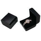 Elegante schwarze Uhrenbox