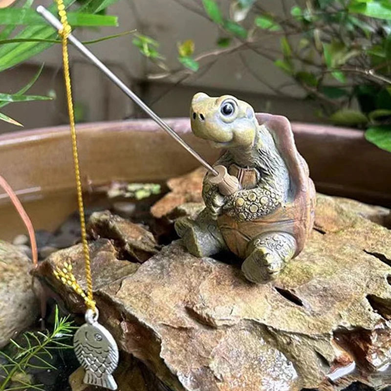 Charmante Schildkröten-Figur