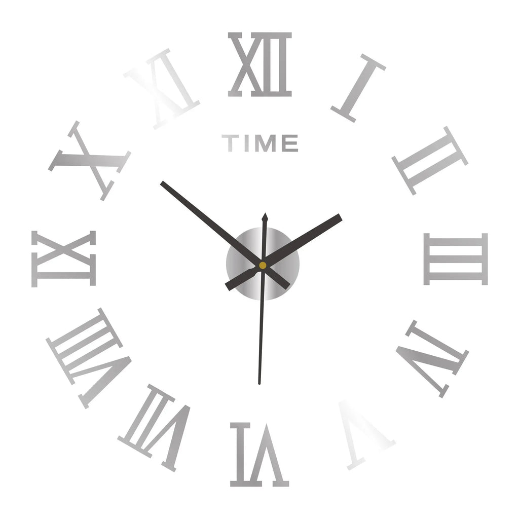 3D Acrylic Wall Clock mit römischen Ziffern