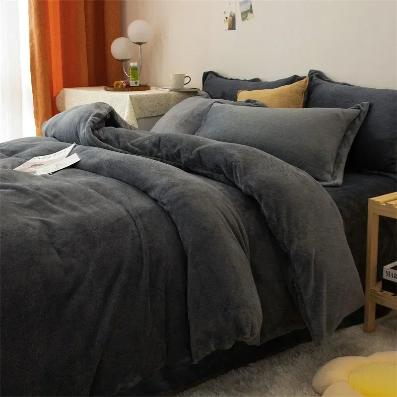 Weiches Flanell-Bettwäsche-Set