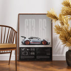 Stilvolles GT3 RS-Poster