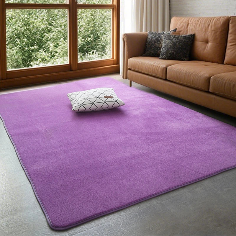 VIKAMA Modern Coral Velvet Teppich