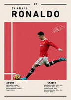 Hochwertiges Ronaldo Canvas-Poster