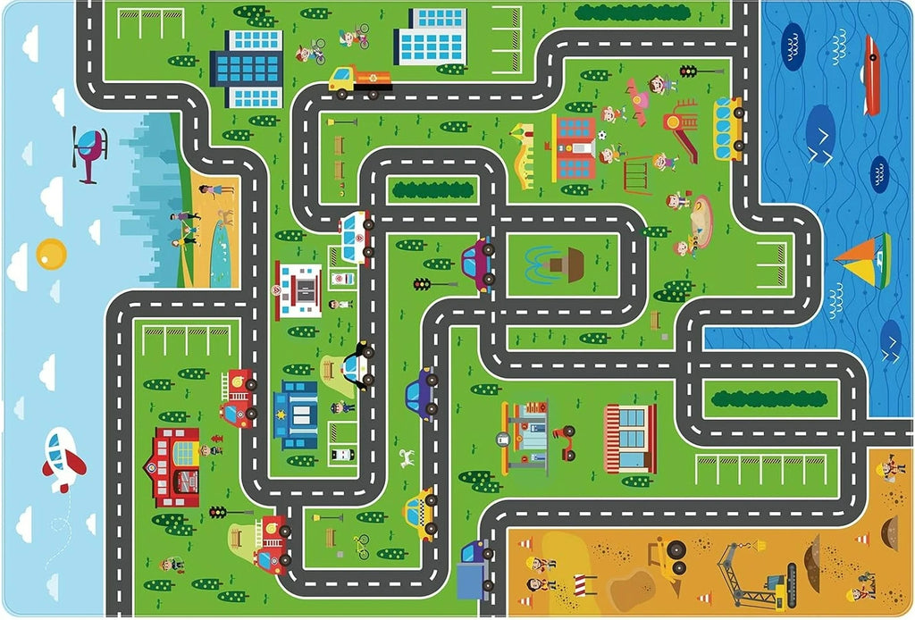 Interaktiver Verkehrsteppich für Kinder
