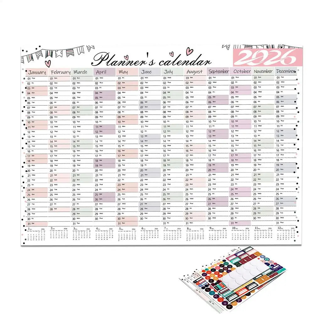Wandkalender / Monatsplaner