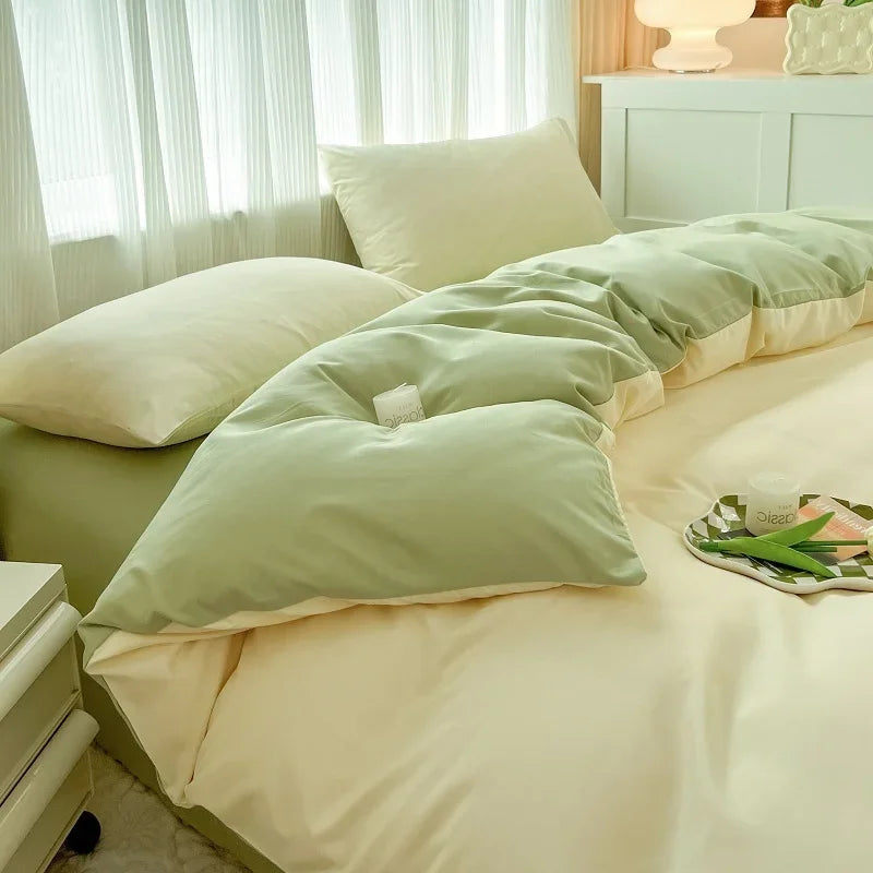 Parure de lit luxueuse 4 pièces