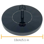 Stilvolle Solar-Springbrunnen