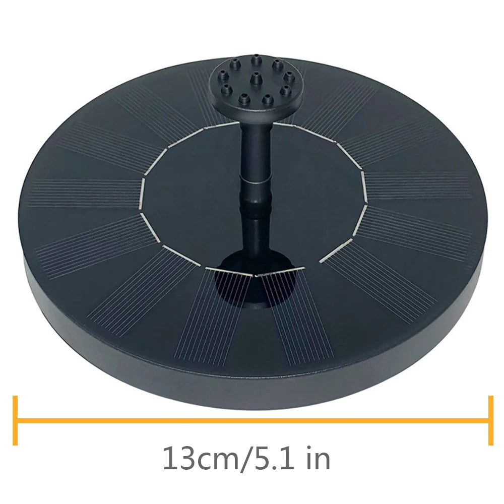 Stilvolle Solar-Springbrunnen