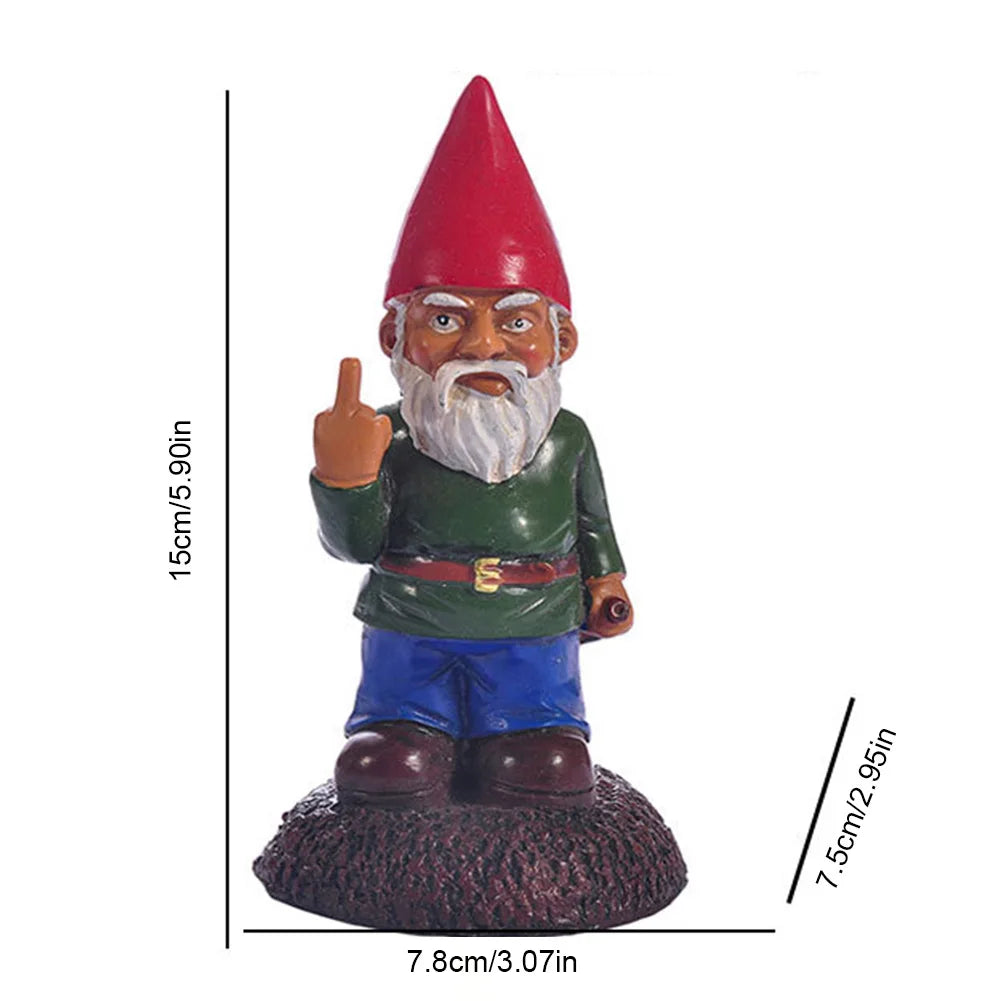 Humorvolle Gartenfigur