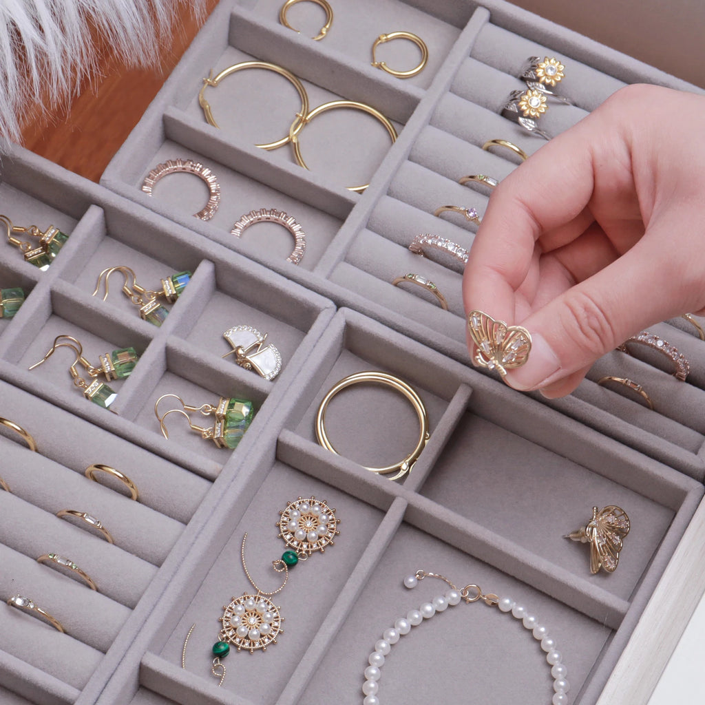 Edles Schmuck-Aufbewahrungstablett