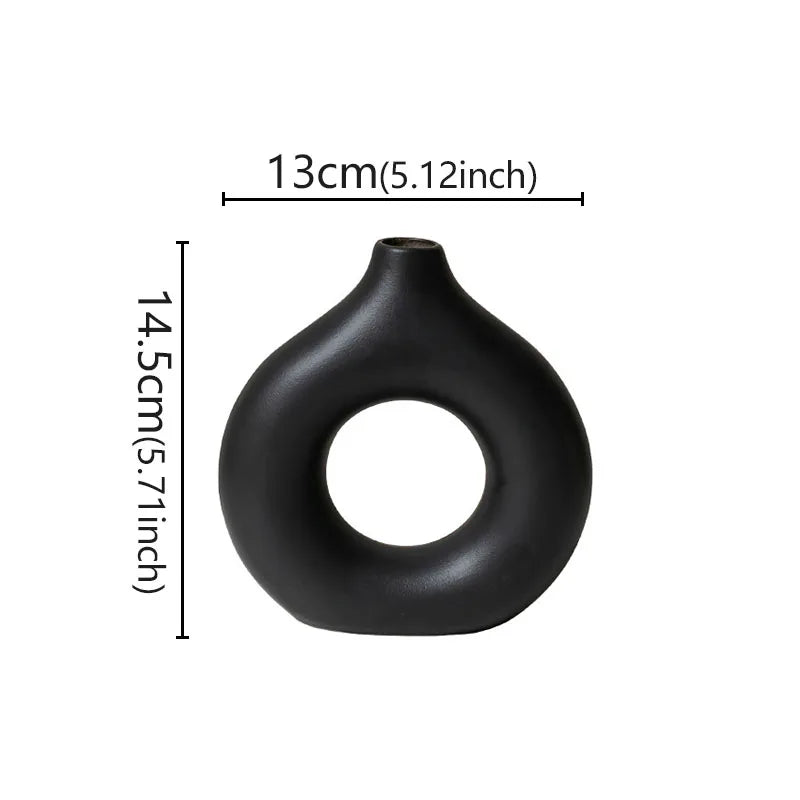 Moderne Donut-Vase