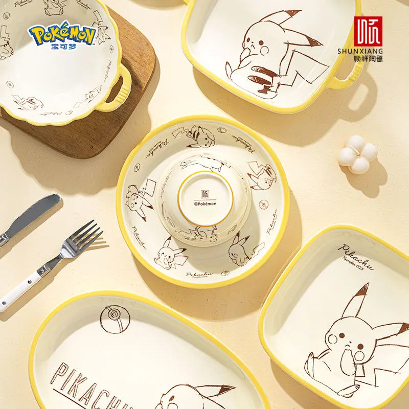 Offiziell lizenziertes Pokémon-Keramikgeschirr-Set
