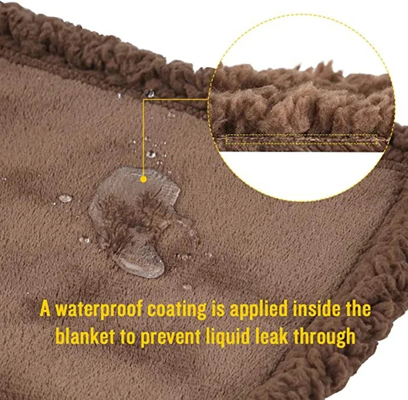 100% wasserdichte Kuscheldecke