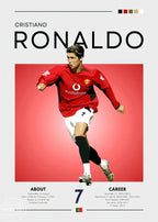 Modernes Fußball-Poster