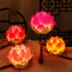Handgehaltene LED-Lotuslaterne