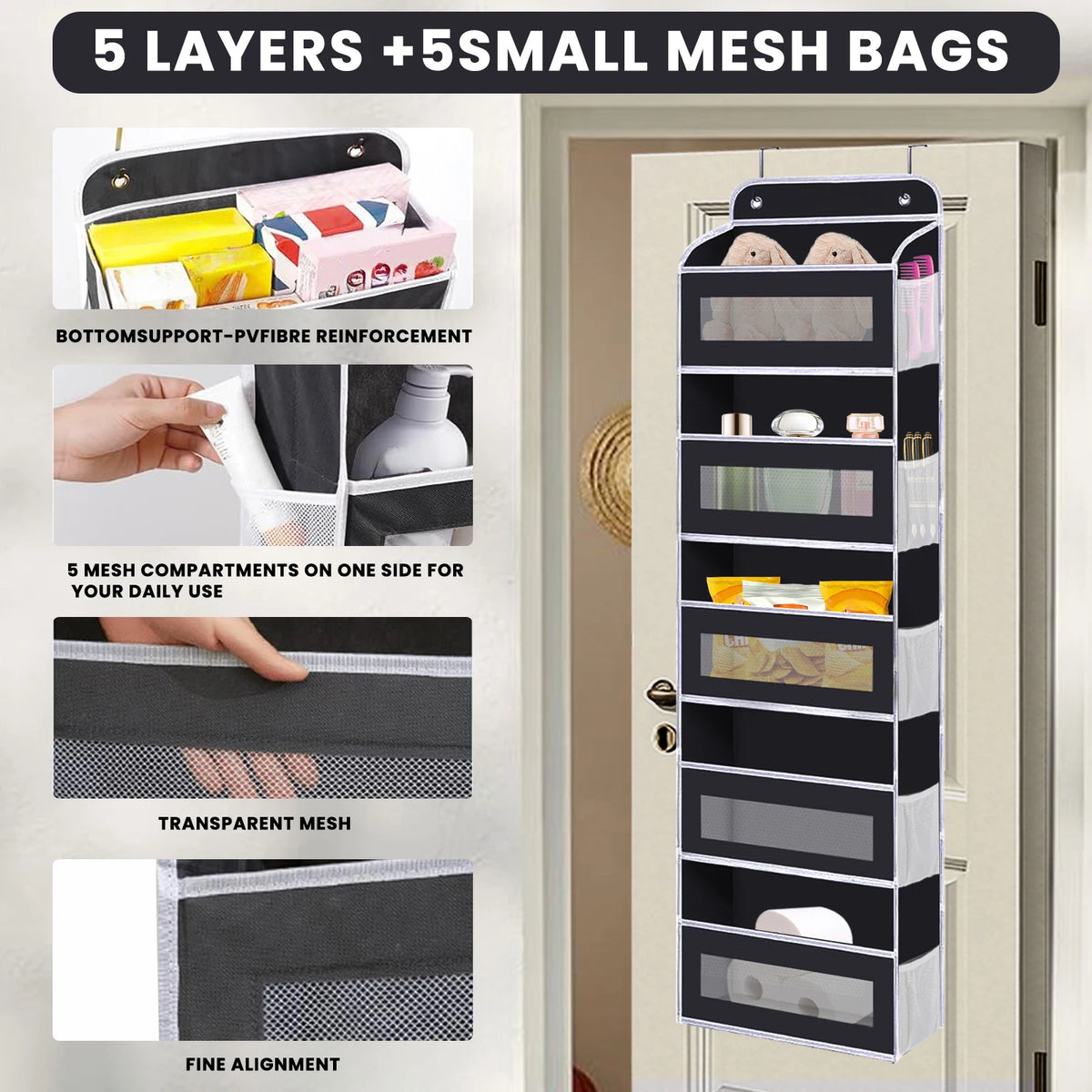 5-Fach Over-the-Door Organizer
