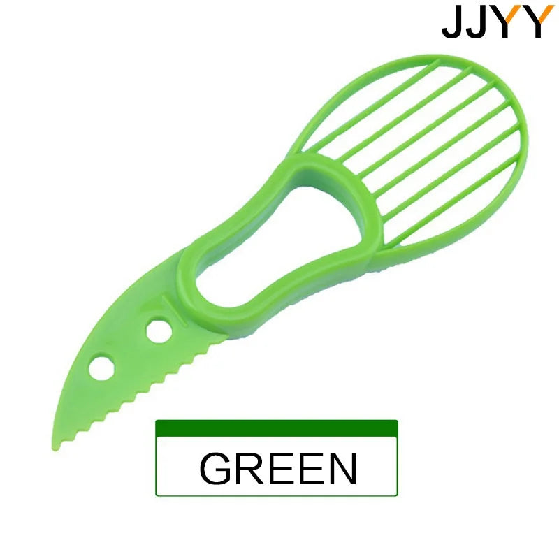 JJYY 3-in-1 Avocado-Werkzeug aus hochwertigem Kunststoff