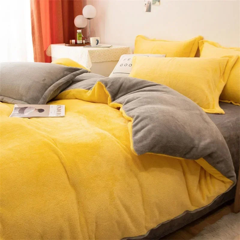 Weiches Flanell-Bettwäsche-Set