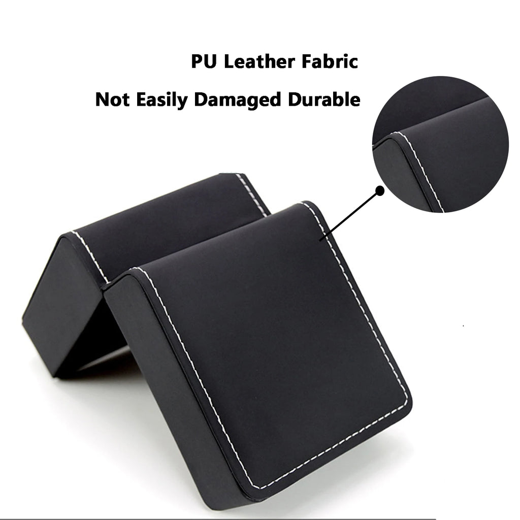 Elegante schwarze Uhrenbox