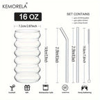 500ml Wellenform-Trinkgläser