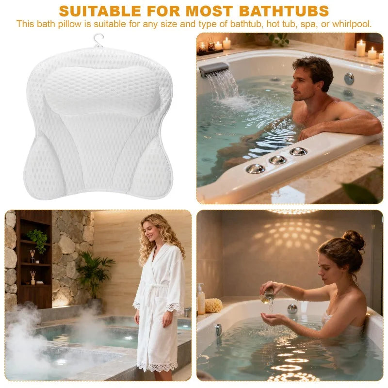 ergonomischen Badewannenkissen