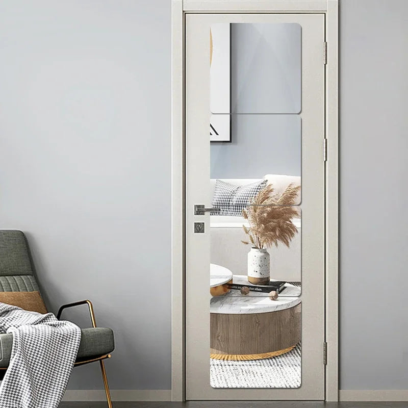 Stilvolle 3D-Spiegelaufkleber