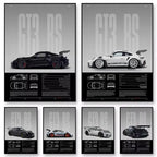 Stilvolles GT3 RS-Poster