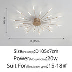 Elegante LED-Deckenleuchte