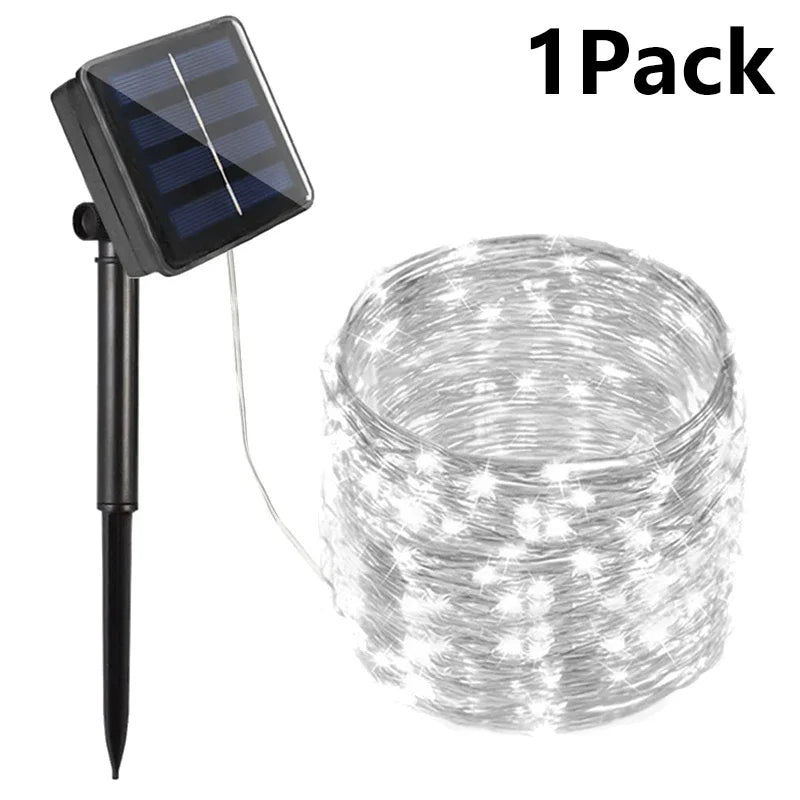 Hochwertige LED Solar Lichterkette
