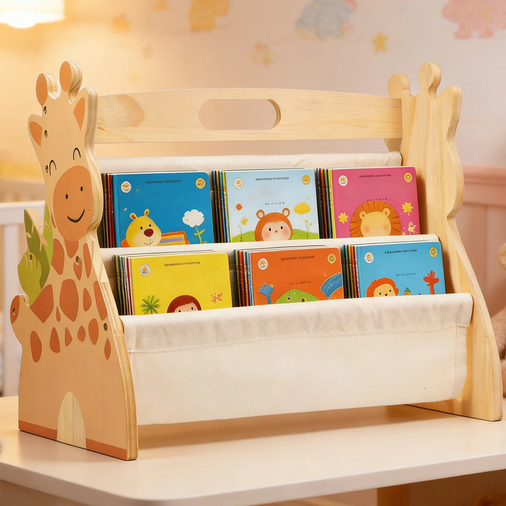 2-stöckiges Bücherregal für Babys