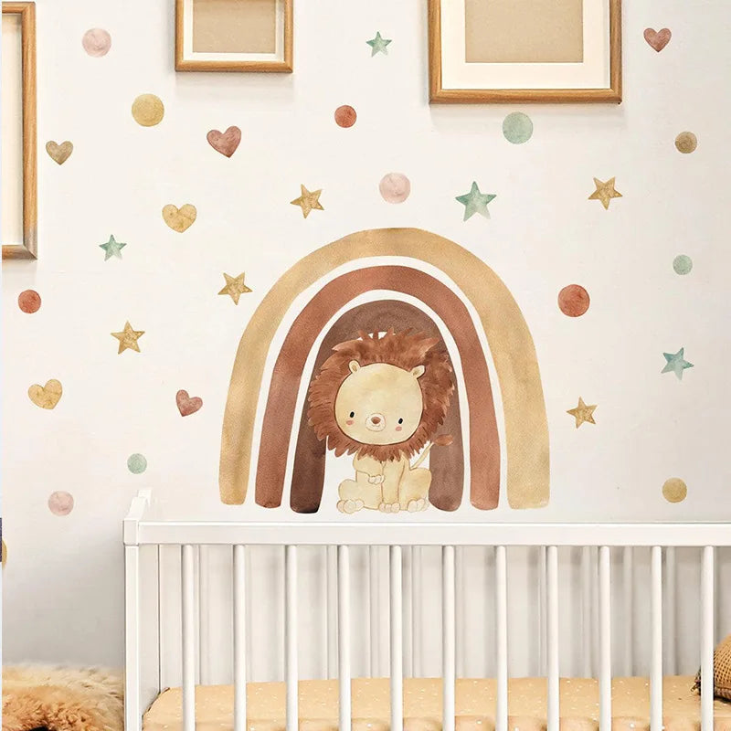 Niedliche Waldtier-Wandsticker