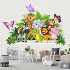 Niedliche Waldtier-Wandsticker