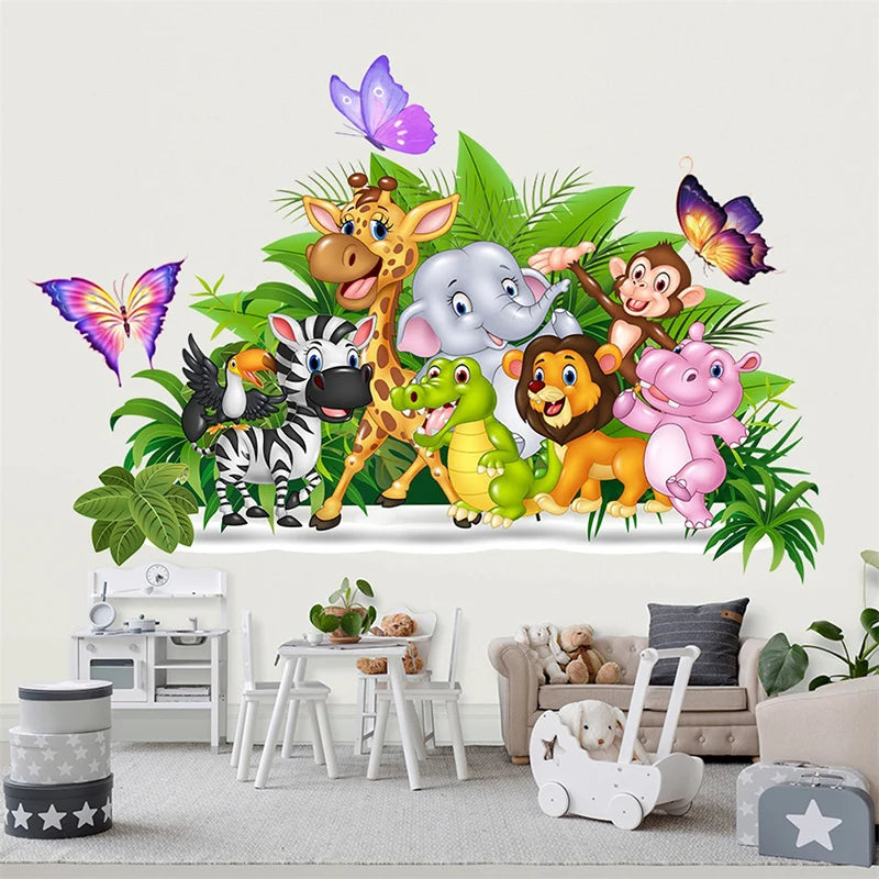 Niedliche Waldtier-Wandsticker