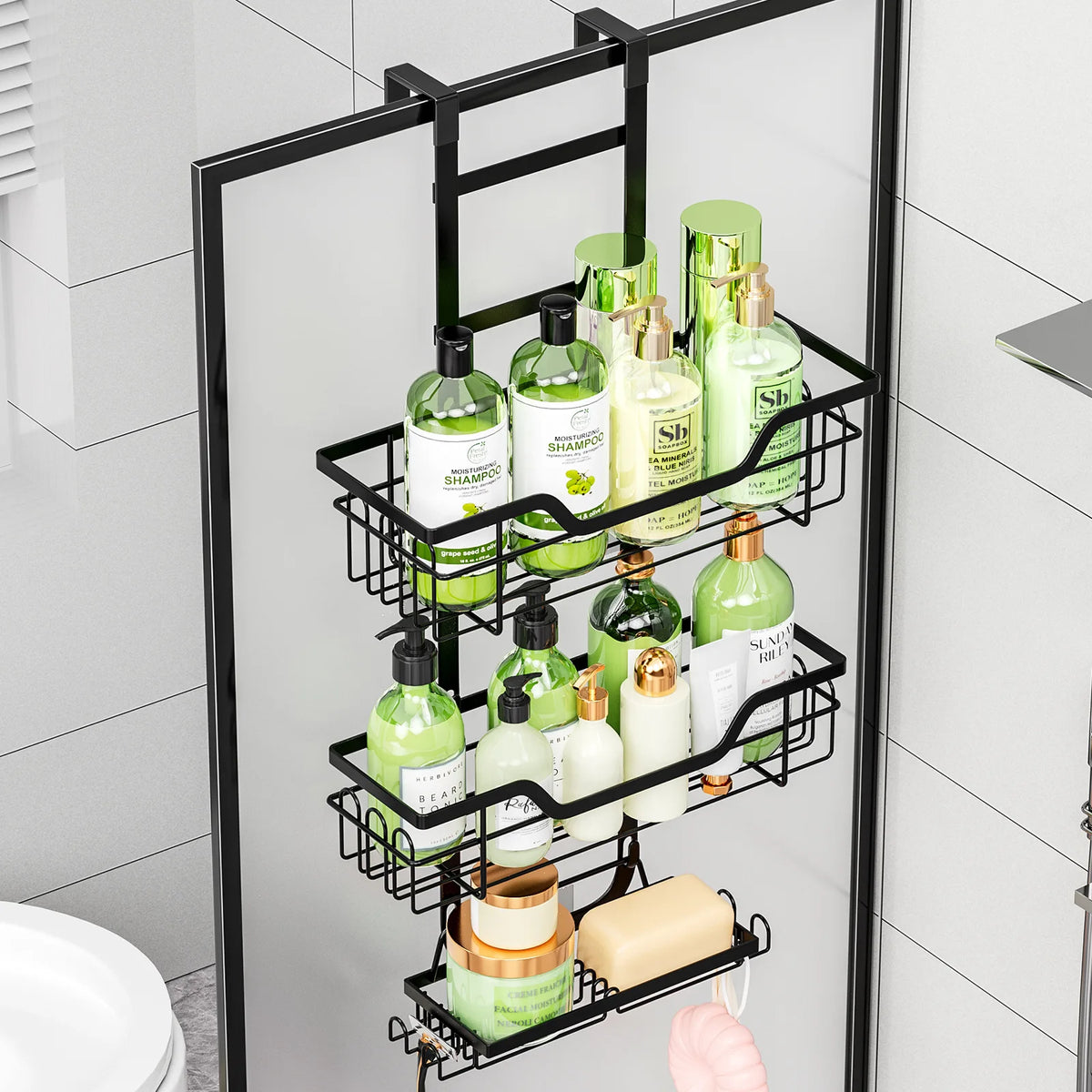 Praktisches Badezimmer-Regal