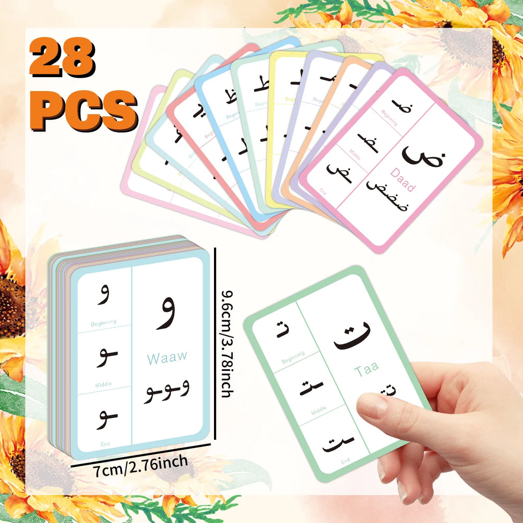 28er Set Arabische Lernkarten