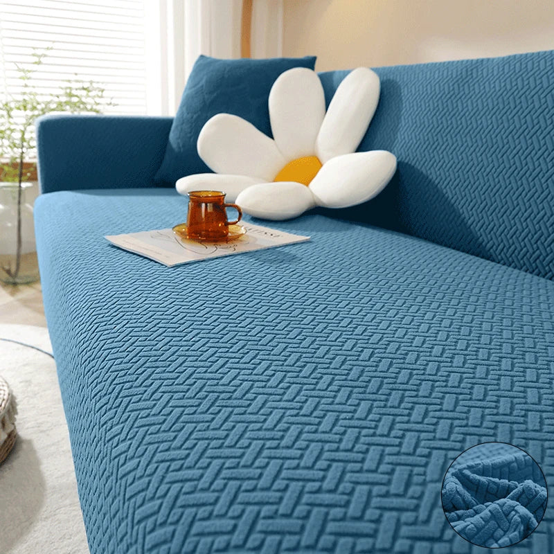 Elastischer Jacquard-Sofabezug