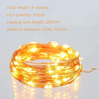 Elegante batteriebetriebene Feenlichter