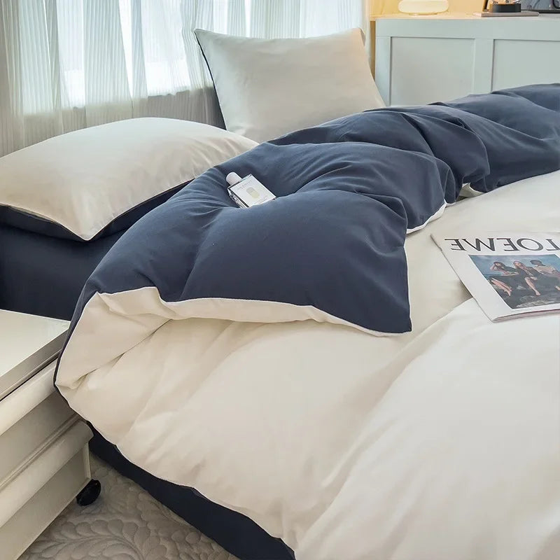 Parure de lit luxueuse 4 pièces