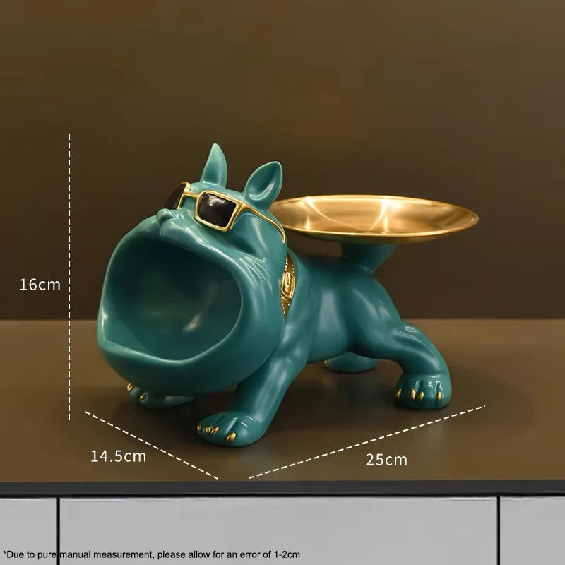 Charmante Resin-Hundestatue
