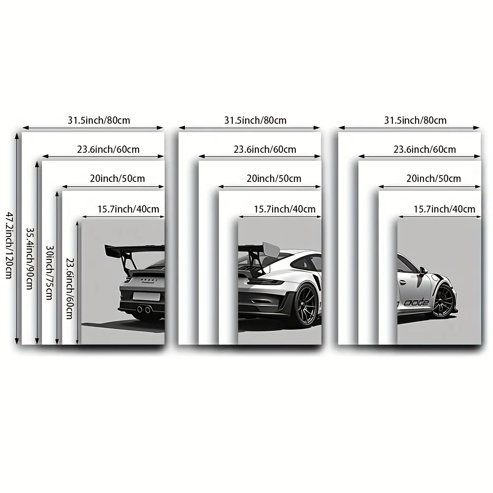 3er Set Leinwandbilder