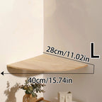 Elegante Wandregale mit abgerundeten Ecken