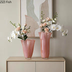 Orange Pink Gradient Glases Vase
