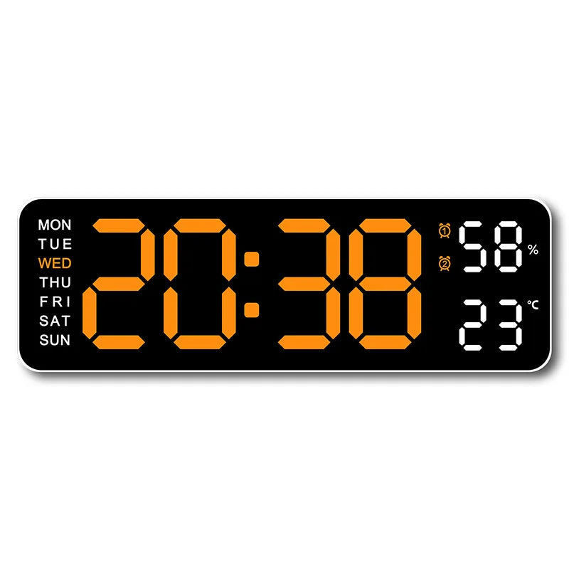 9-Zoll digitale LED-Wanduhr
