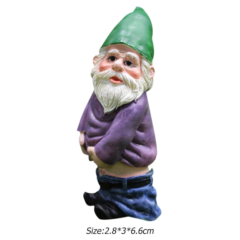 Humorvolle Gartenfigur