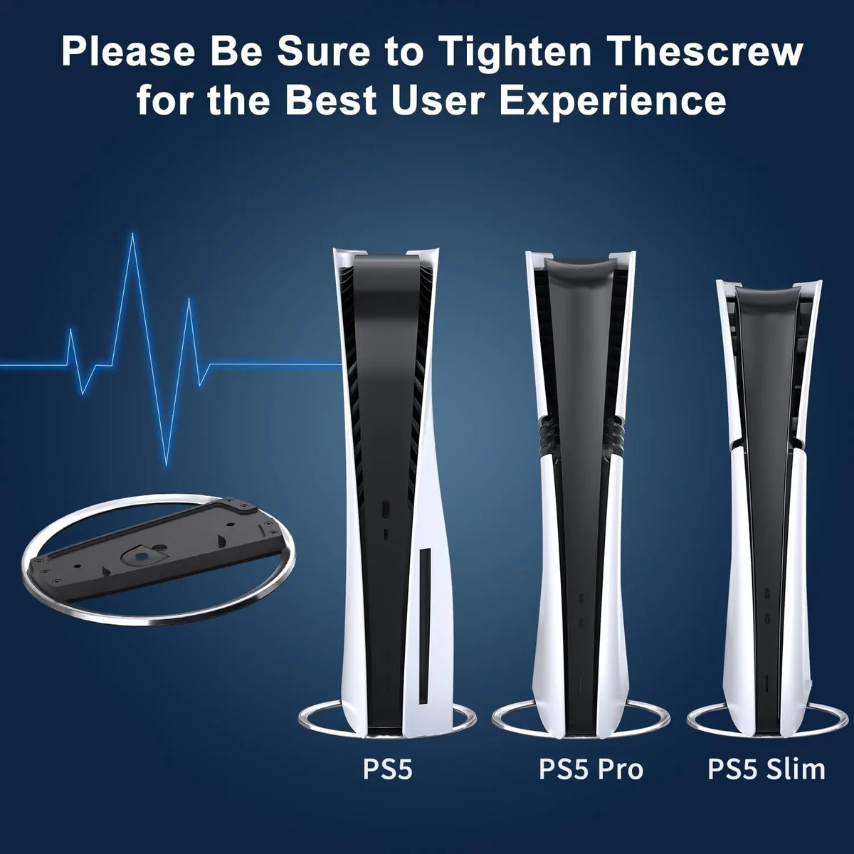 Stabiler Vertical Stand für PS5, PS5 Slim und PS5 Pro