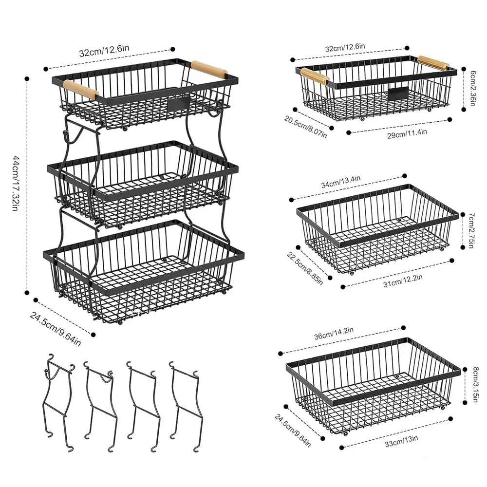 3-Tier Obstständer