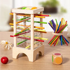 Montessori-inspiriertes Holzspiel