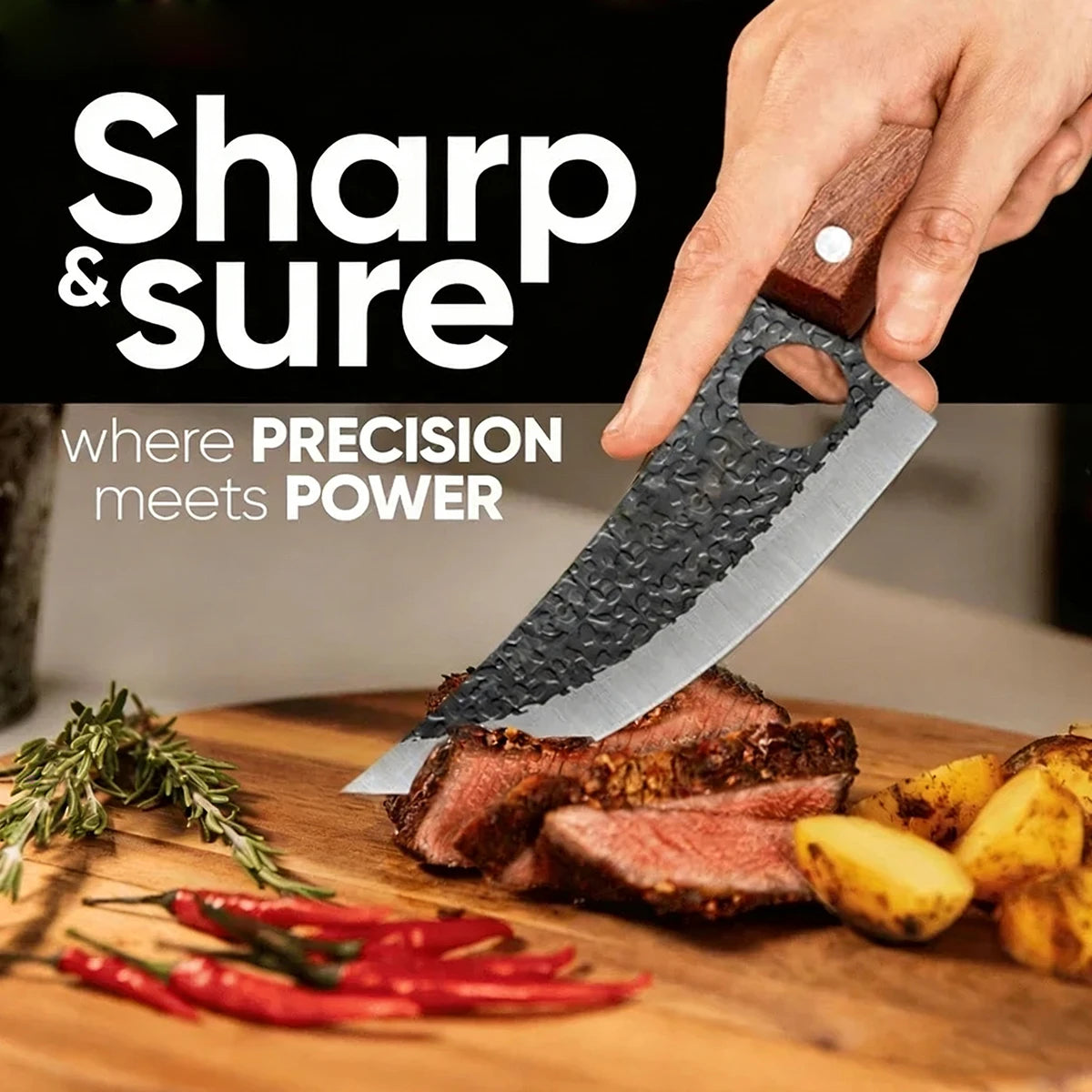 Professionelles Fleischermesser